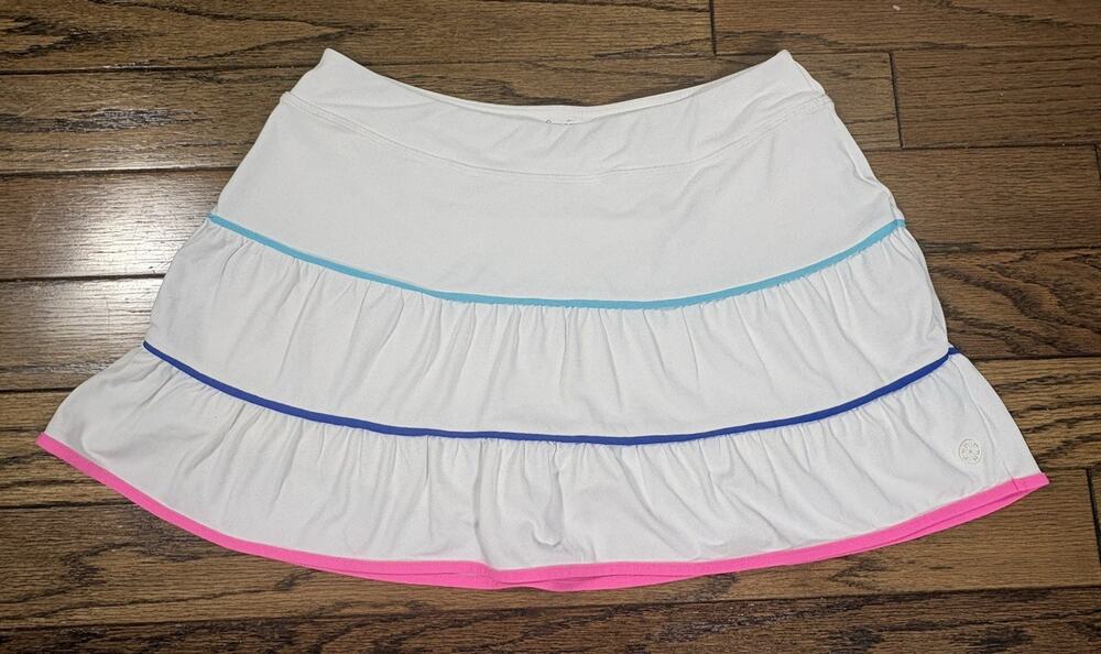 Lilly Pulitzer Peachy Skort Size M Resort White NWT UPF 50+ Luxletic